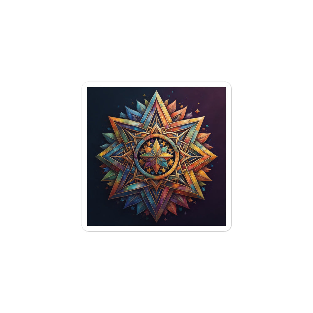 Vibrant Song | Star Of David | Kiss Cut Sticker Jouparty