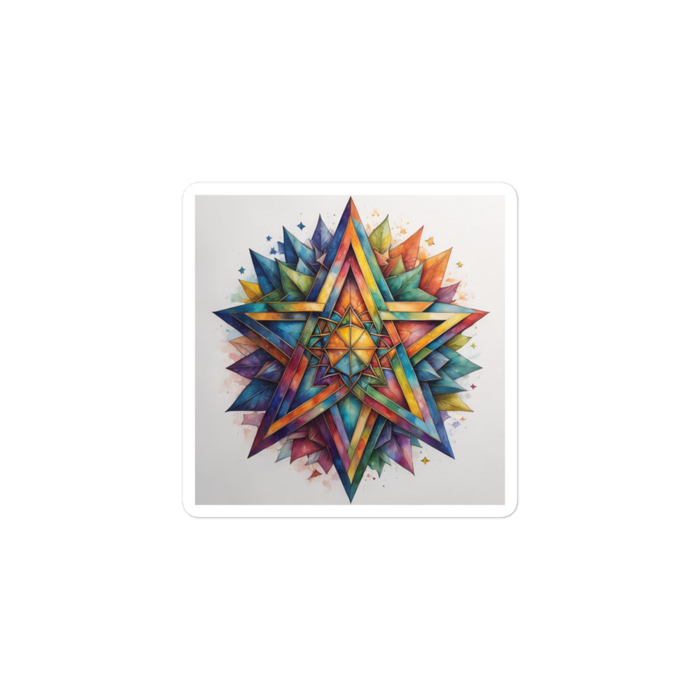 Vibrant Song | Star Of David | Kiss Cut Sticker Jouparty