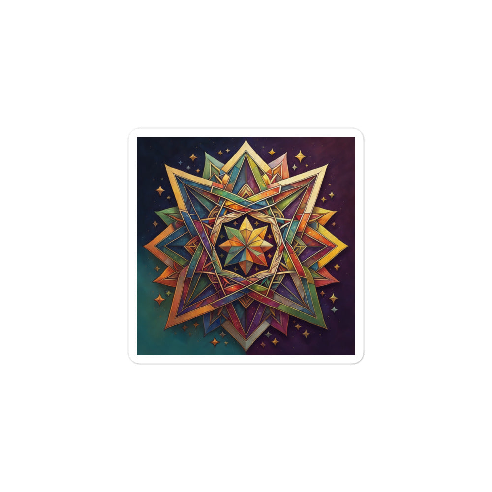 Vibrant Song | Star Of David | Kiss Cut Sticker Jouparty