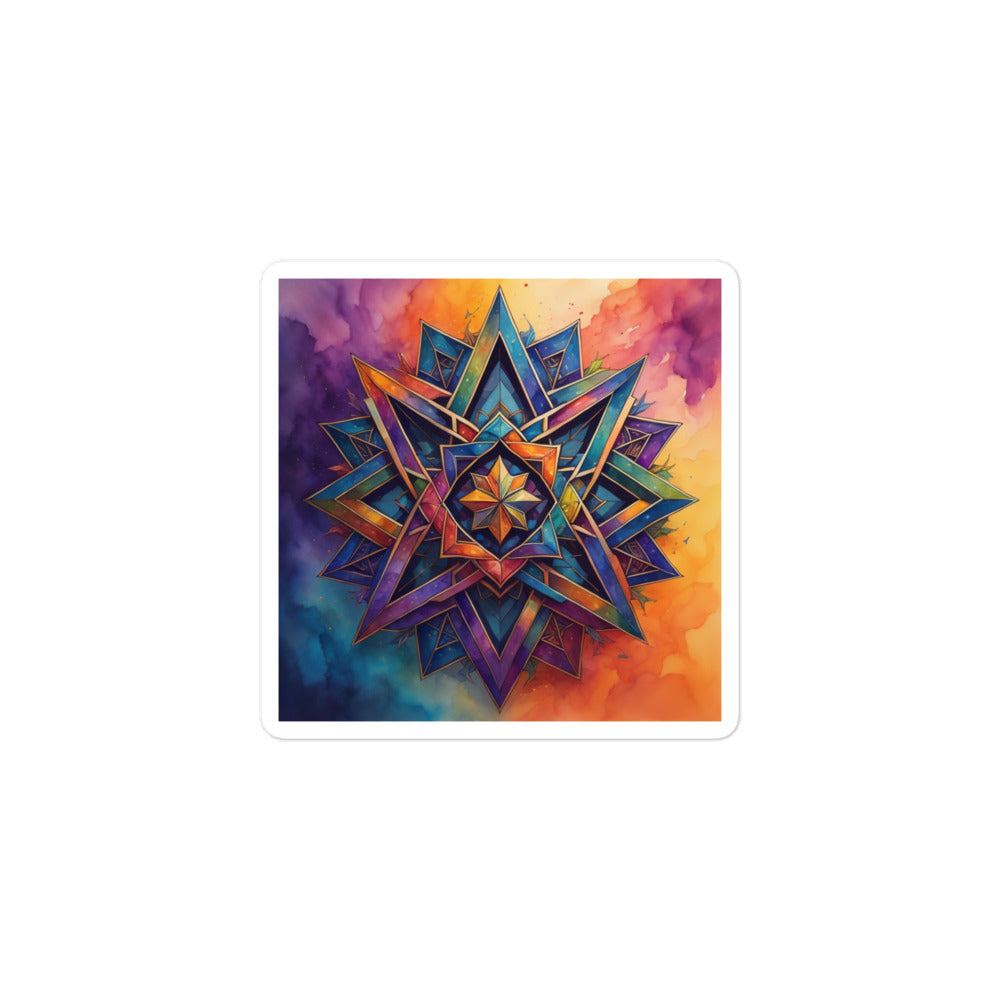 Vibrant Song | Star Of David | Kiss Cut Sticker Jouparty