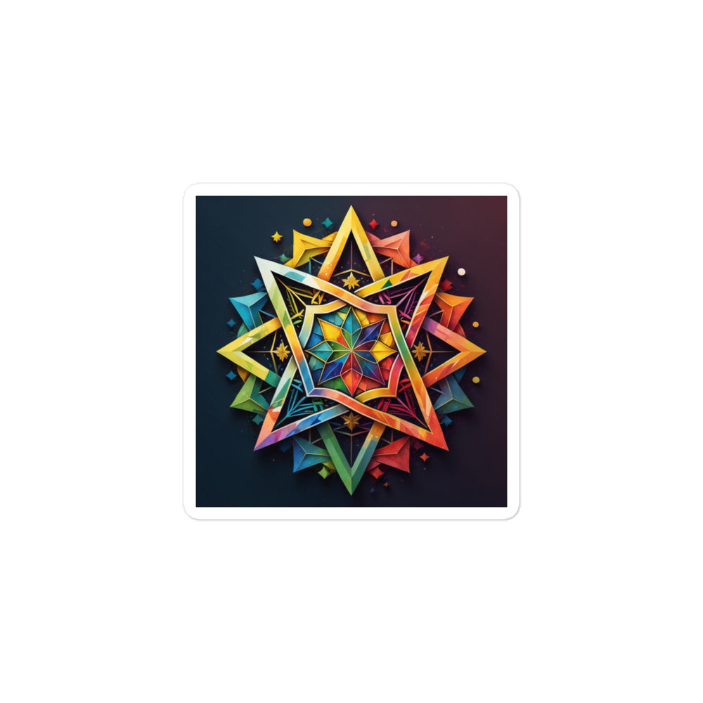 Vibrant Song | Star Of David | Kiss Cut Sticker Jouparty