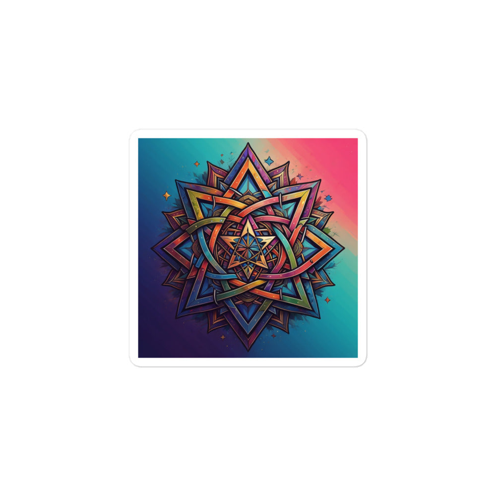 Vibrant Song | Star Of David | Kiss Cut Sticker Jouparty