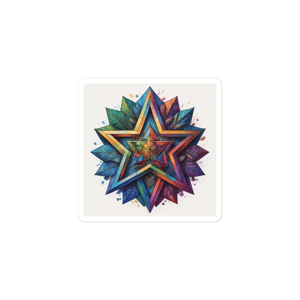 Vibrant Song | Star Of David | Kiss Cut Sticker Jouparty