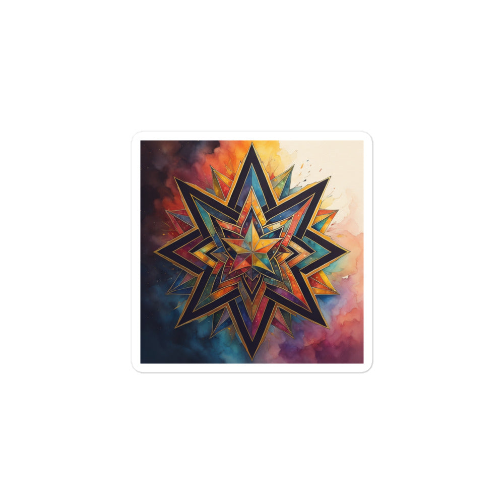 Vibrant Song | Star Of David | Kiss Cut Sticker Jouparty