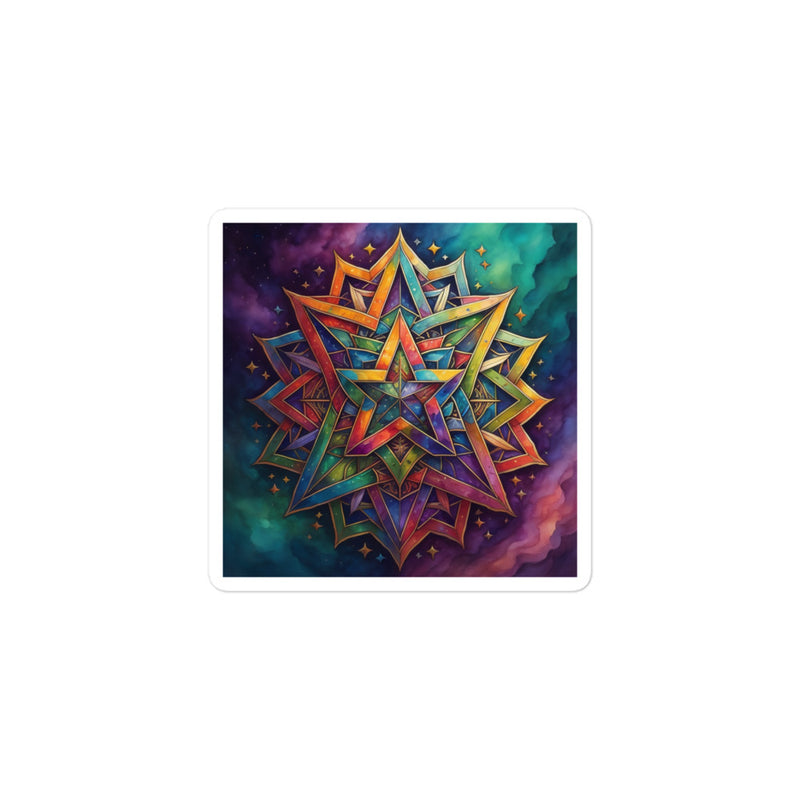 Vibrant Song | Star Of David | Kiss Cut Sticker