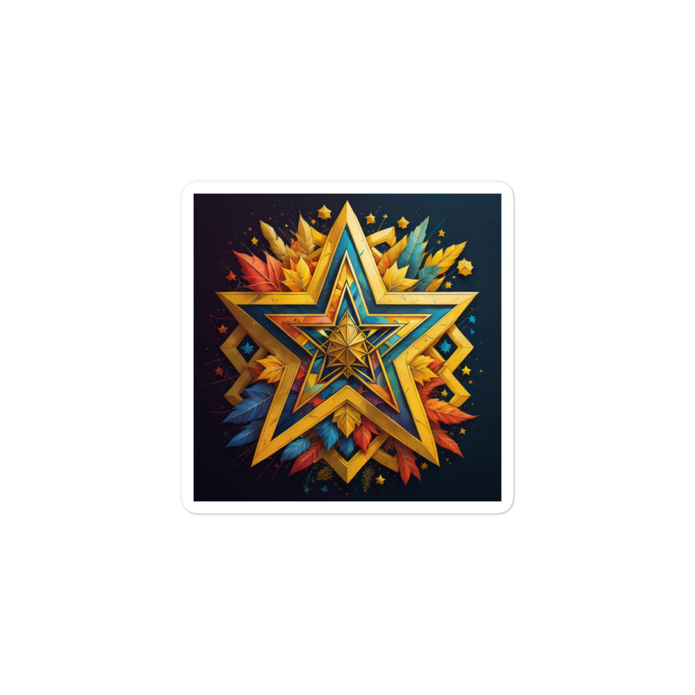 Vibrant Song | Star Of David | Kiss Cut Sticker Jouparty