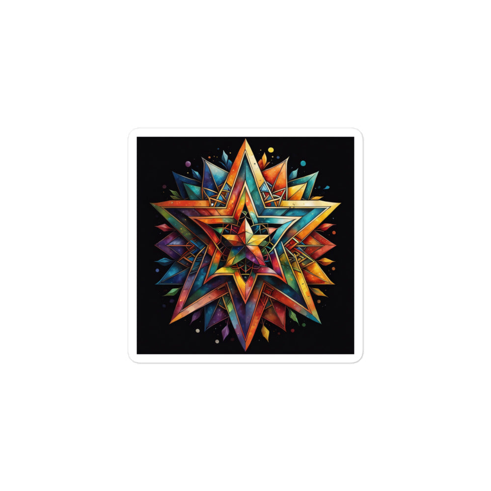 Vibrant Song | Star Of David | Kiss Cut Sticker Jouparty