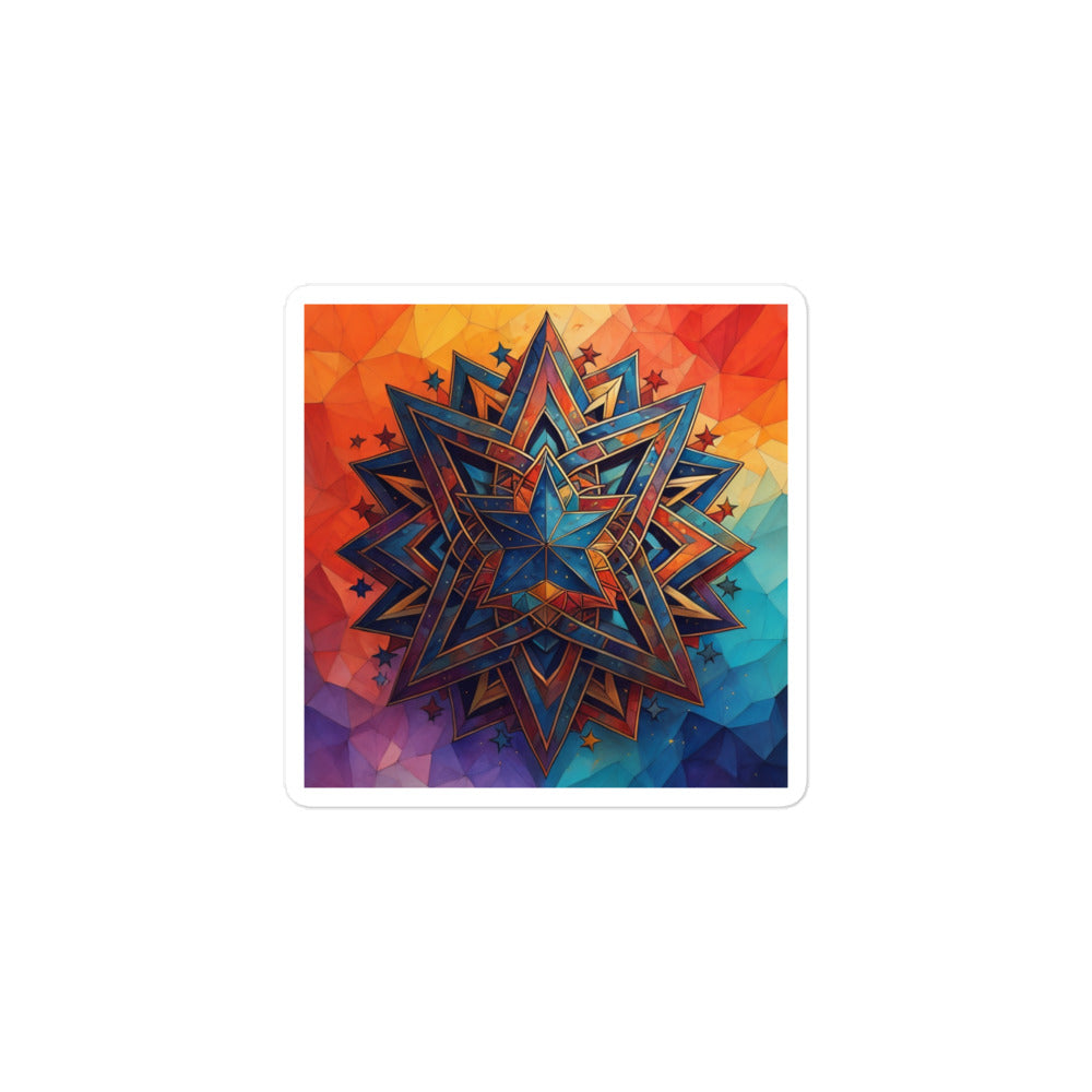 Vibrant Song | Star Of David | Kiss Cut Sticker Jouparty