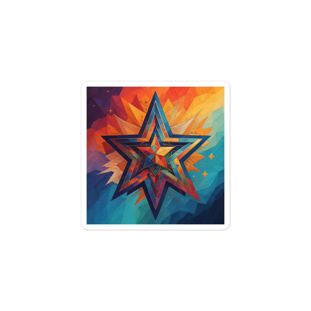 Vibrant Song | Star Of David | Kiss Cut Sticker Jouparty