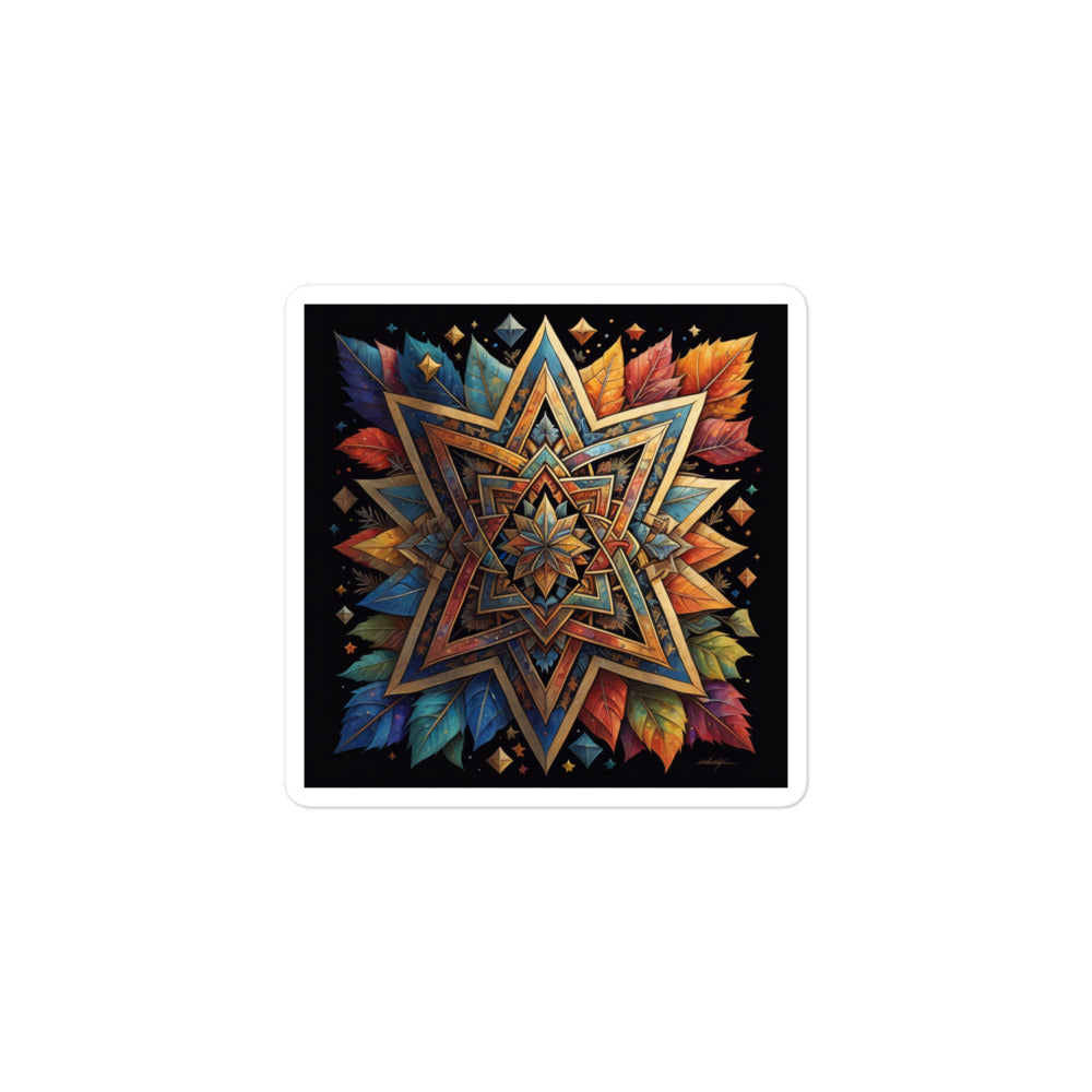 Vibrant Song | Star Of David | Kiss Cut Sticker Jouparty