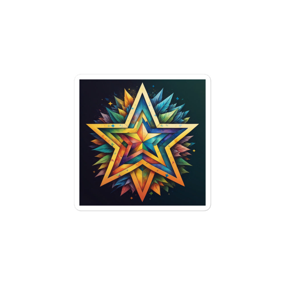 Vibrant Song | Star Of David | Kiss Cut Sticker Jouparty