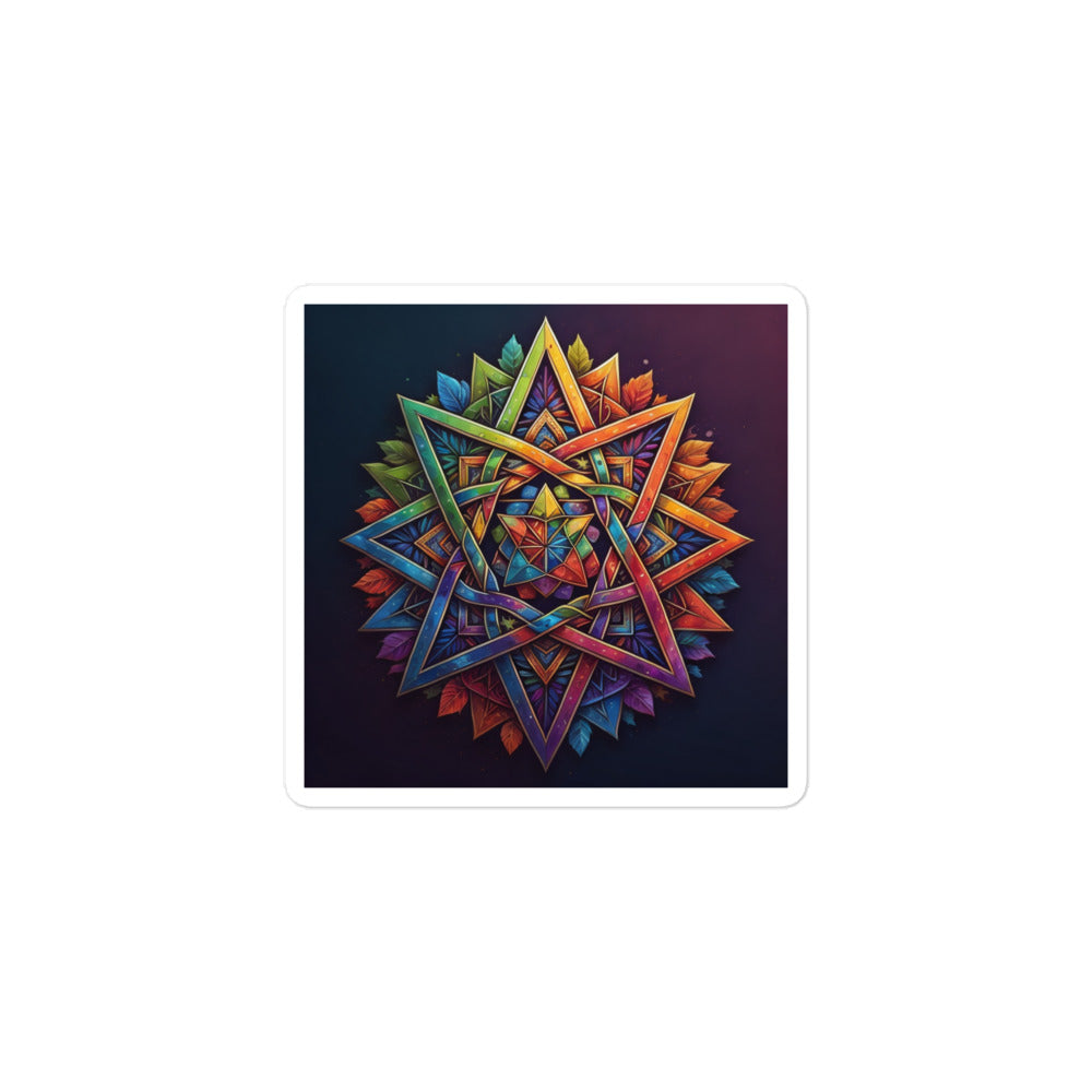 Vibrant Song | Star Of David | Kiss Cut Sticker Jouparty