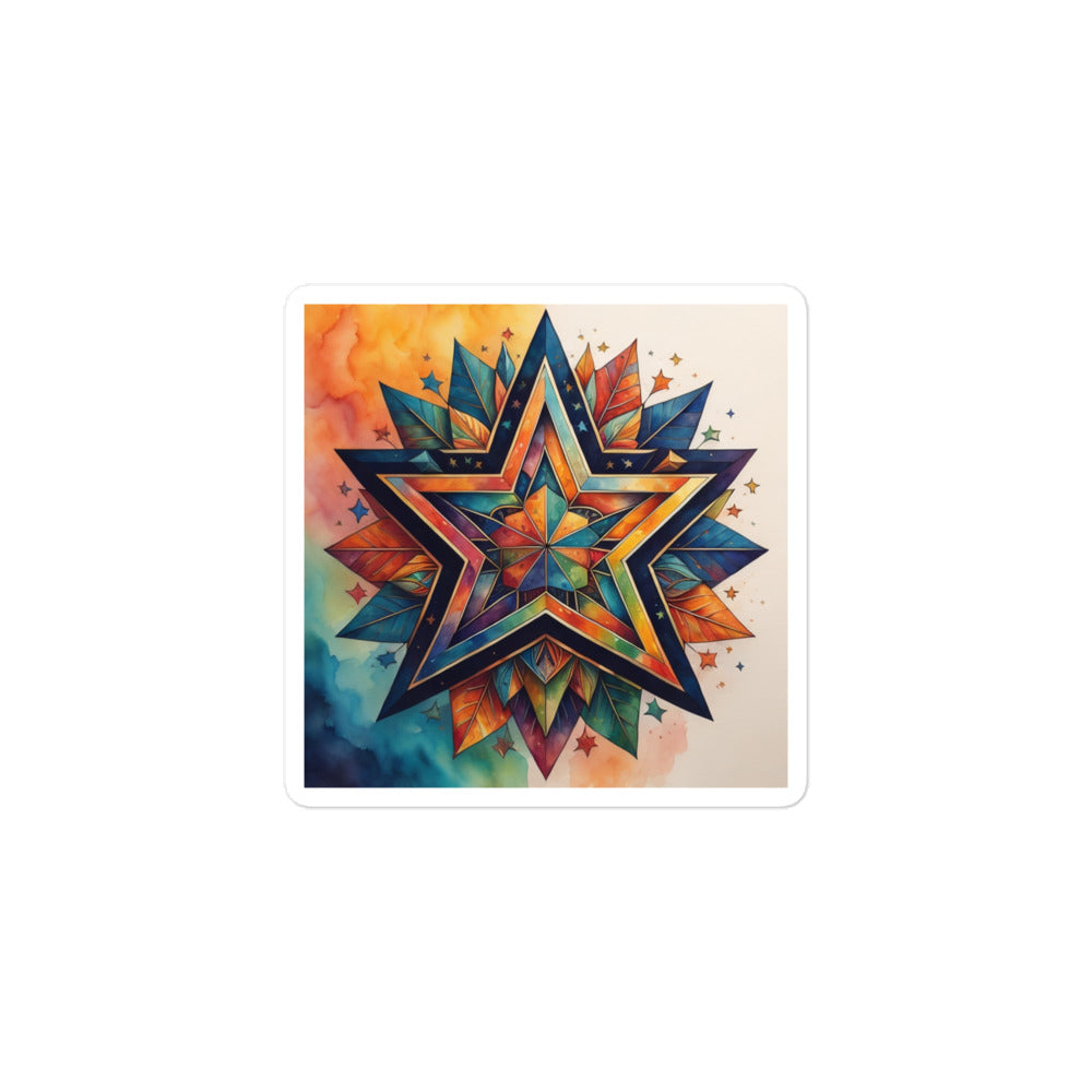 Vibrant Song | Star Of David | Kiss Cut Sticker Jouparty