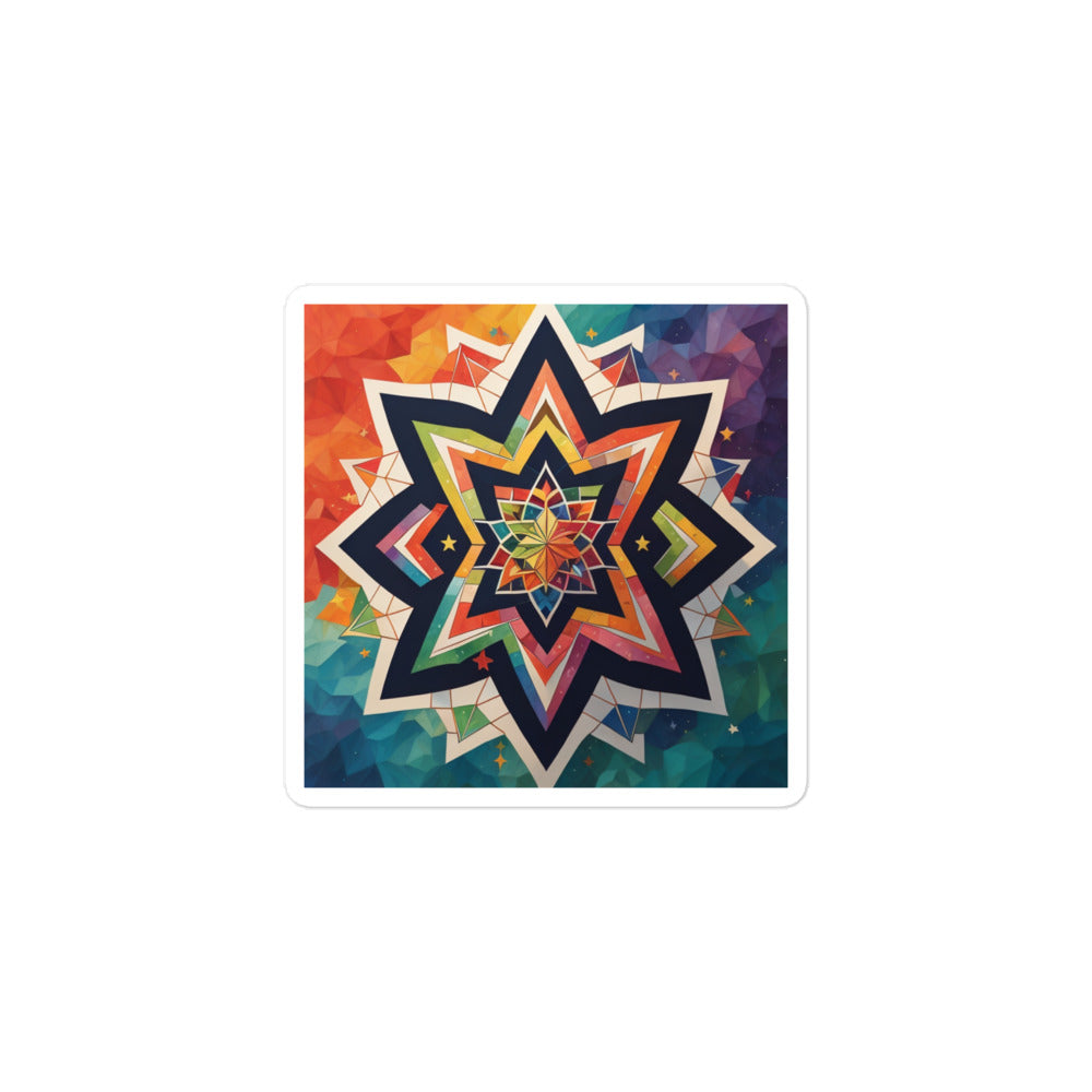 Vibrant Song | Star Of David | Kiss Cut Sticker Jouparty