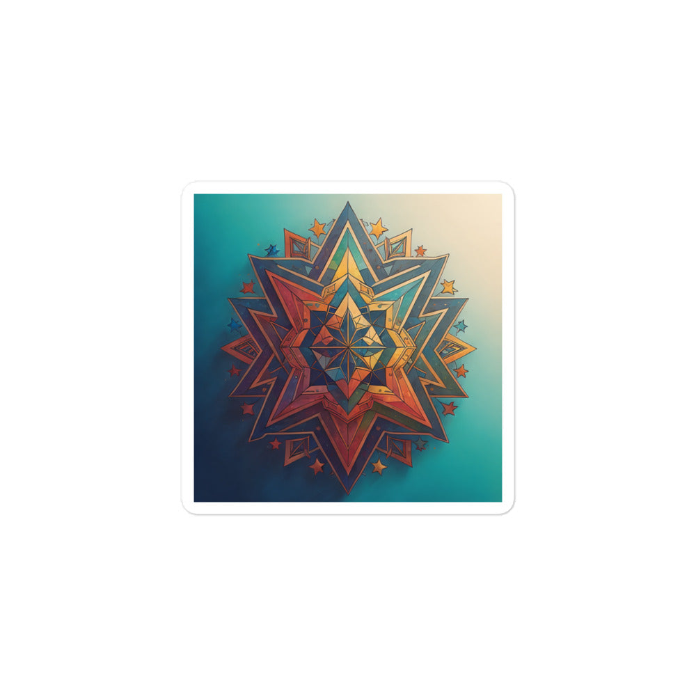 Vibrant Song | Star Of David | Kiss Cut Sticker Jouparty