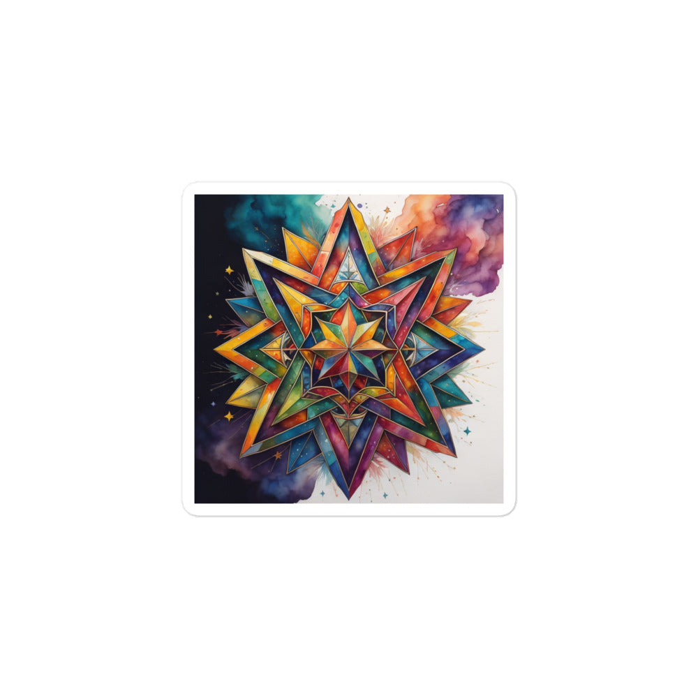 Vibrant Song | Star Of David | Kiss Cut Sticker Jouparty