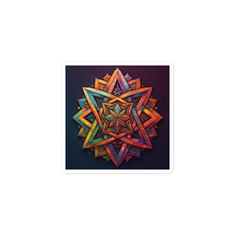Vibrant Song | Star Of David | Kiss Cut Sticker Jouparty