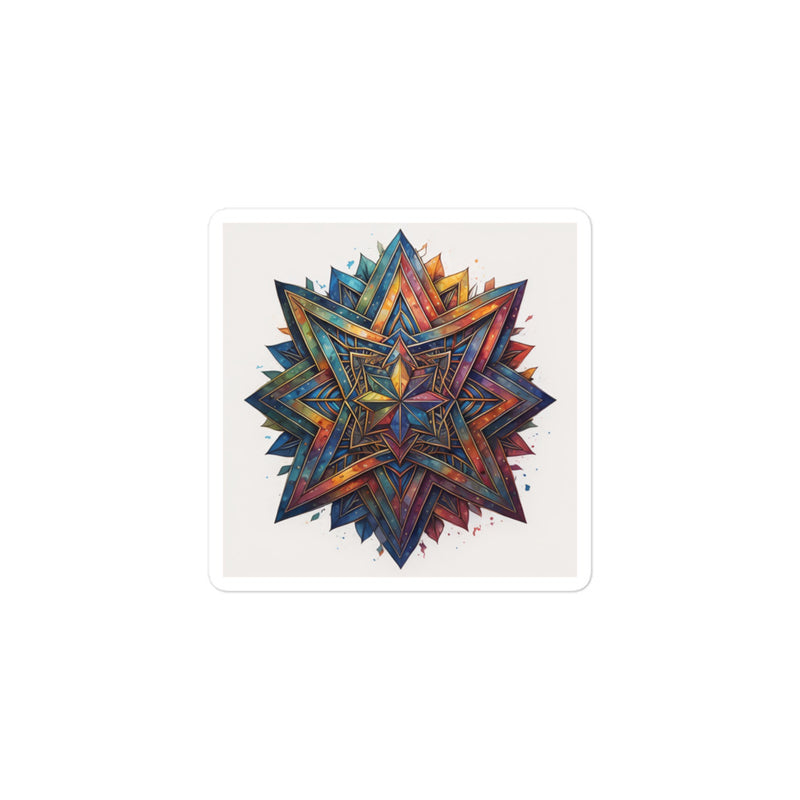 Vibrant Song | Star Of David | Kiss Cut Sticker