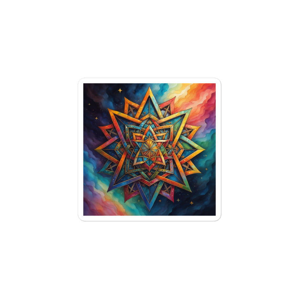 Vibrant Song | Star Of David | Kiss Cut Sticker Jouparty