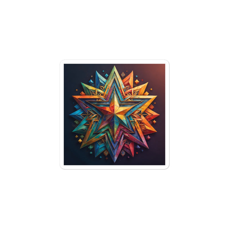 Vibrant Song | Star Of David | Kiss Cut Sticker