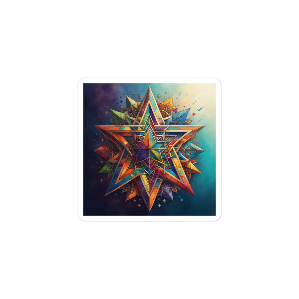 Vibrant Song | Star Of David | Kiss Cut Sticker Jouparty
