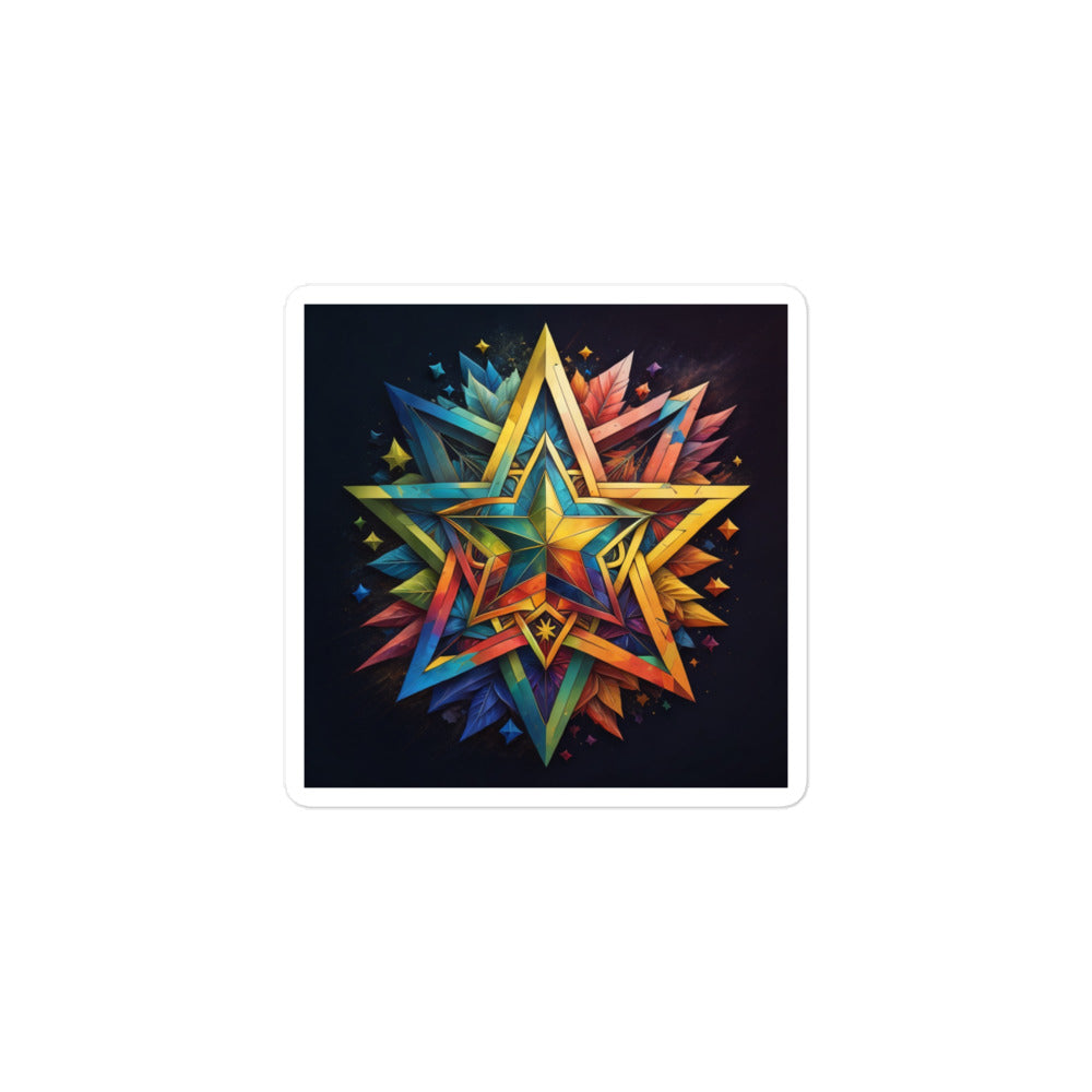 Vibrant Song | Star Of David | Kiss Cut Sticker Jouparty