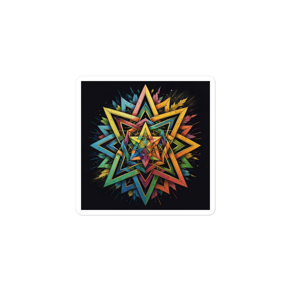 Vibrant Song | Star Of David | Kiss Cut Sticker Jouparty