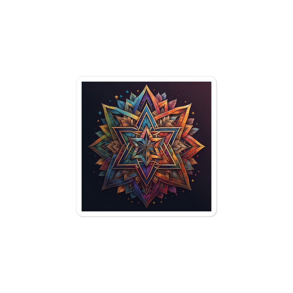 Vibrant Song | Star Of David | Kiss Cut Sticker Jouparty