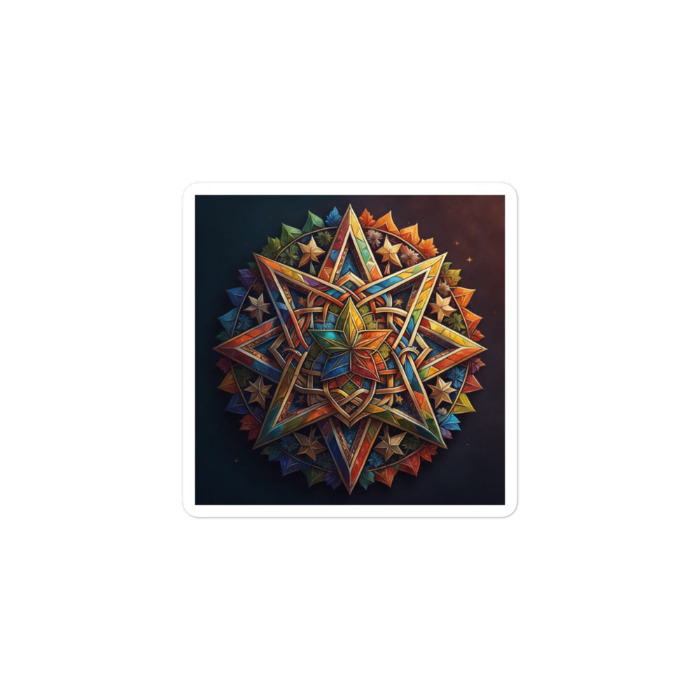 Vibrant Song | Star Of David | Kiss Cut Sticker Jouparty