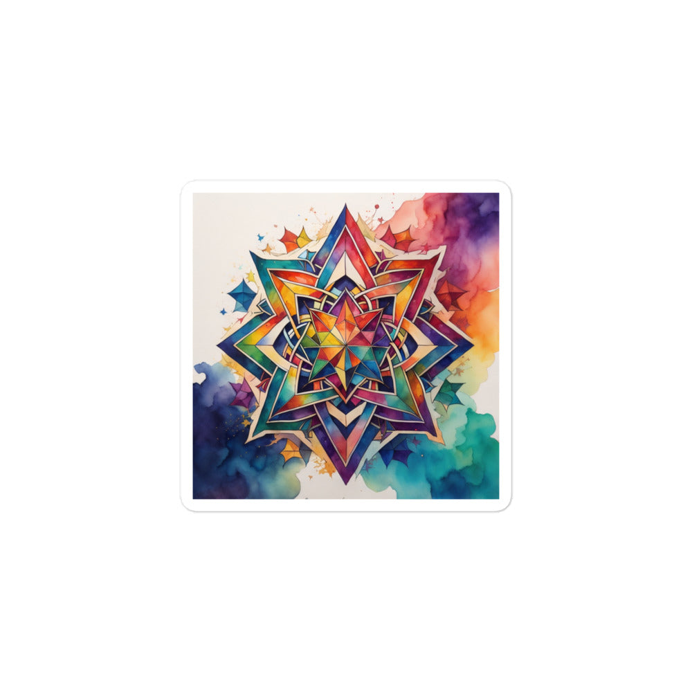 Vibrant Song | Star Of David | Kiss Cut Sticker Jouparty