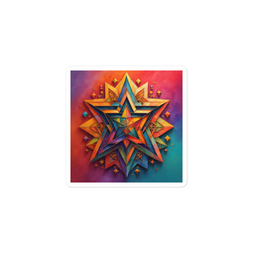 Vibrant Song | Star Of David | Kiss Cut Sticker Jouparty