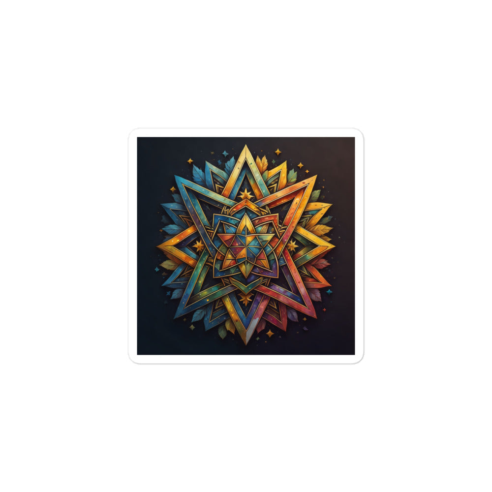 Vibrant Song | Star Of David | Kiss Cut Sticker Jouparty