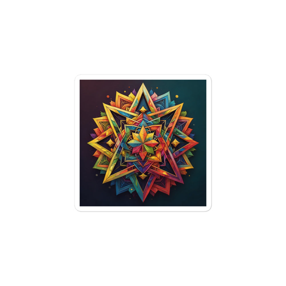 Vibrant Song | Star Of David | Kiss Cut Sticker Jouparty