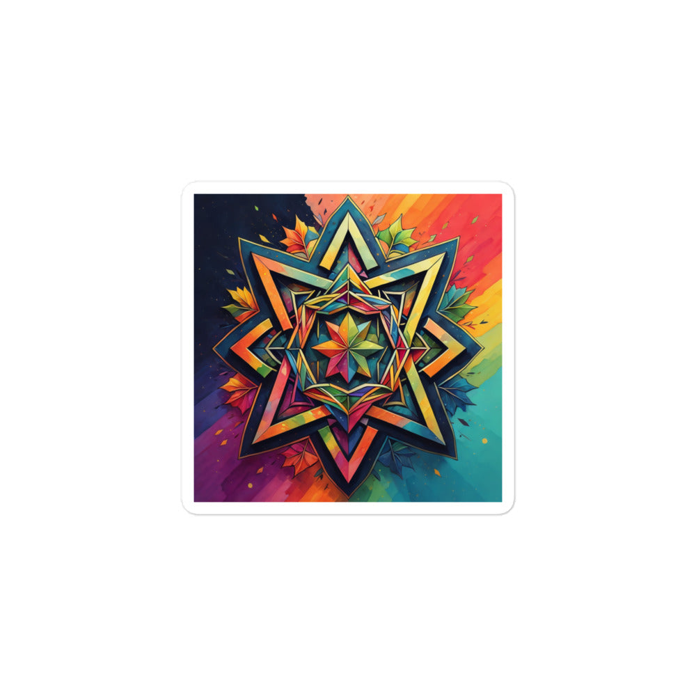 Vibrant Song | Star Of David | Kiss Cut Sticker Jouparty