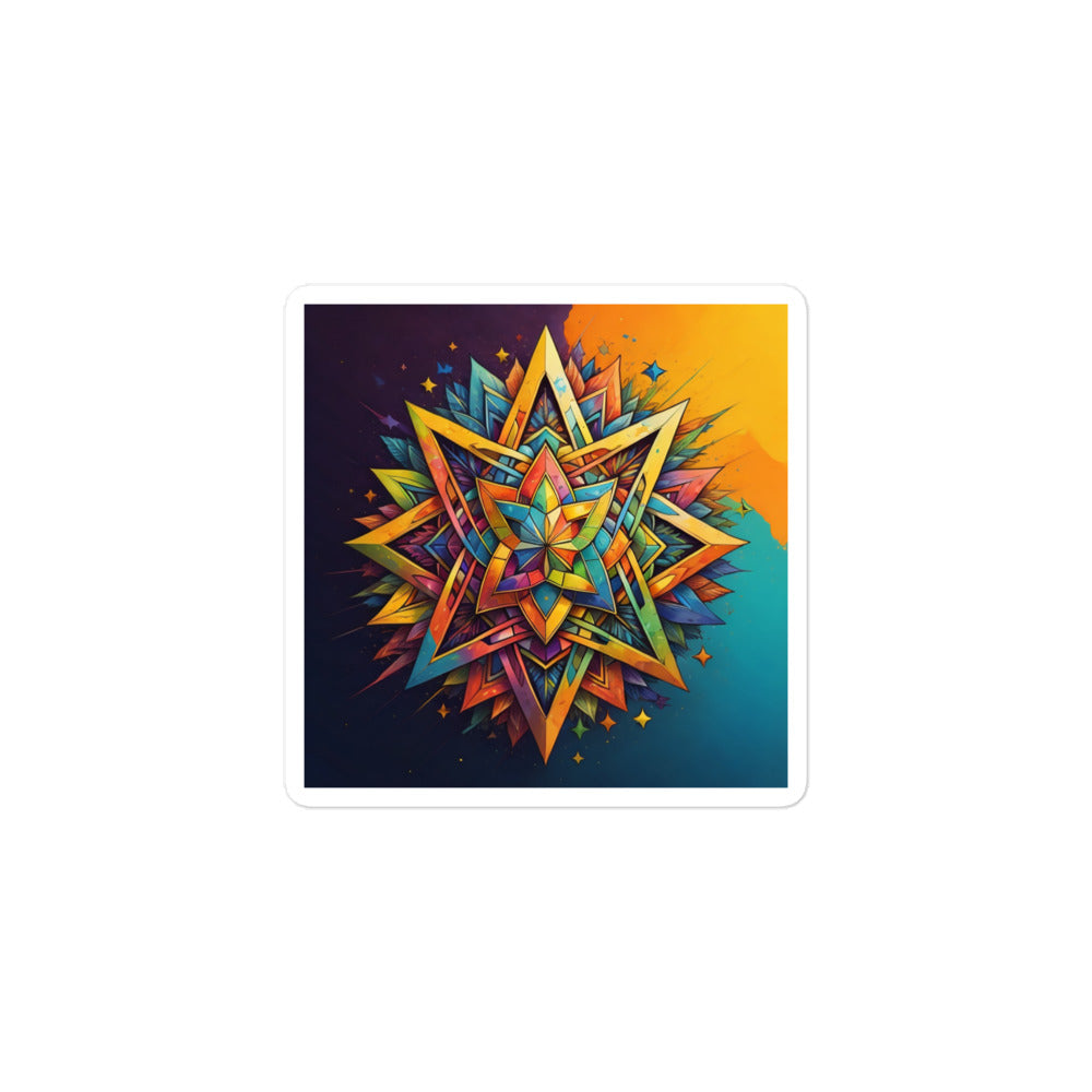 Vibrant Song | Star Of David | Kiss Cut Sticker Jouparty