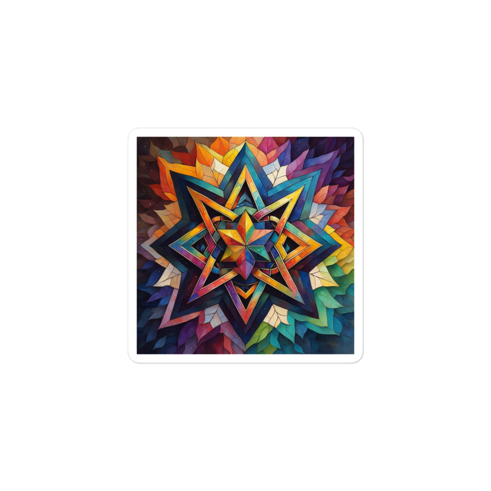 Vibrant Song | Star Of David | Kiss Cut Sticker Jouparty