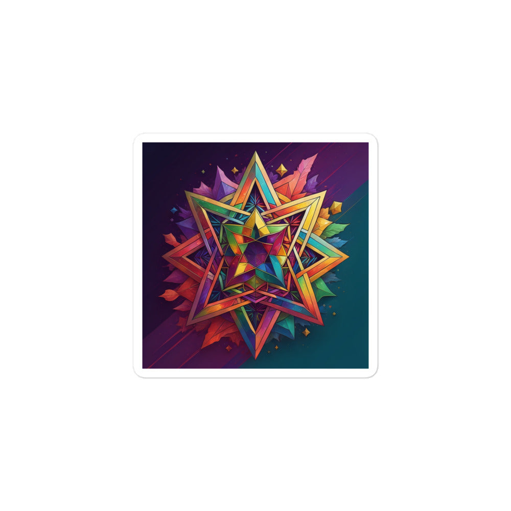 Vibrant Song | Star Of David | Kiss Cut Sticker Jouparty