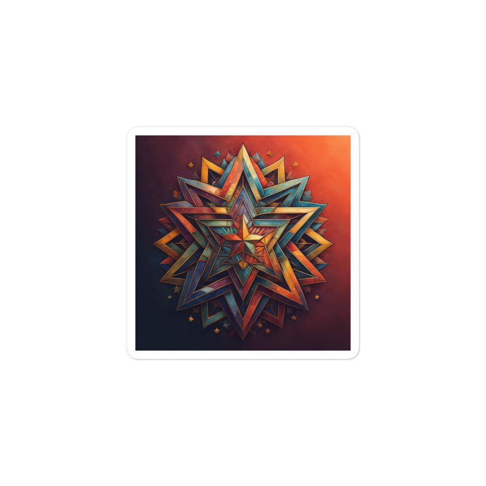 Vibrant Song | Star Of David | Kiss Cut Sticker Jouparty