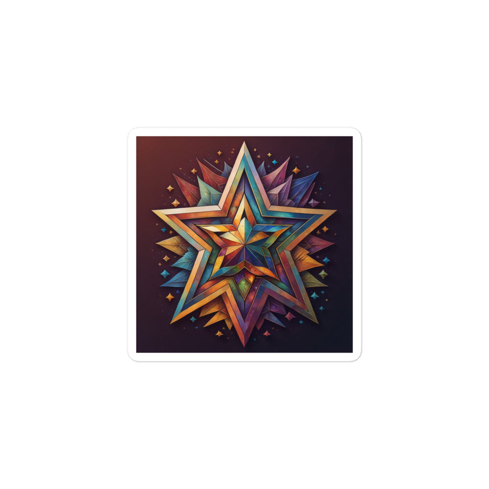 Vibrant Song | Star Of David | Kiss Cut Sticker Jouparty