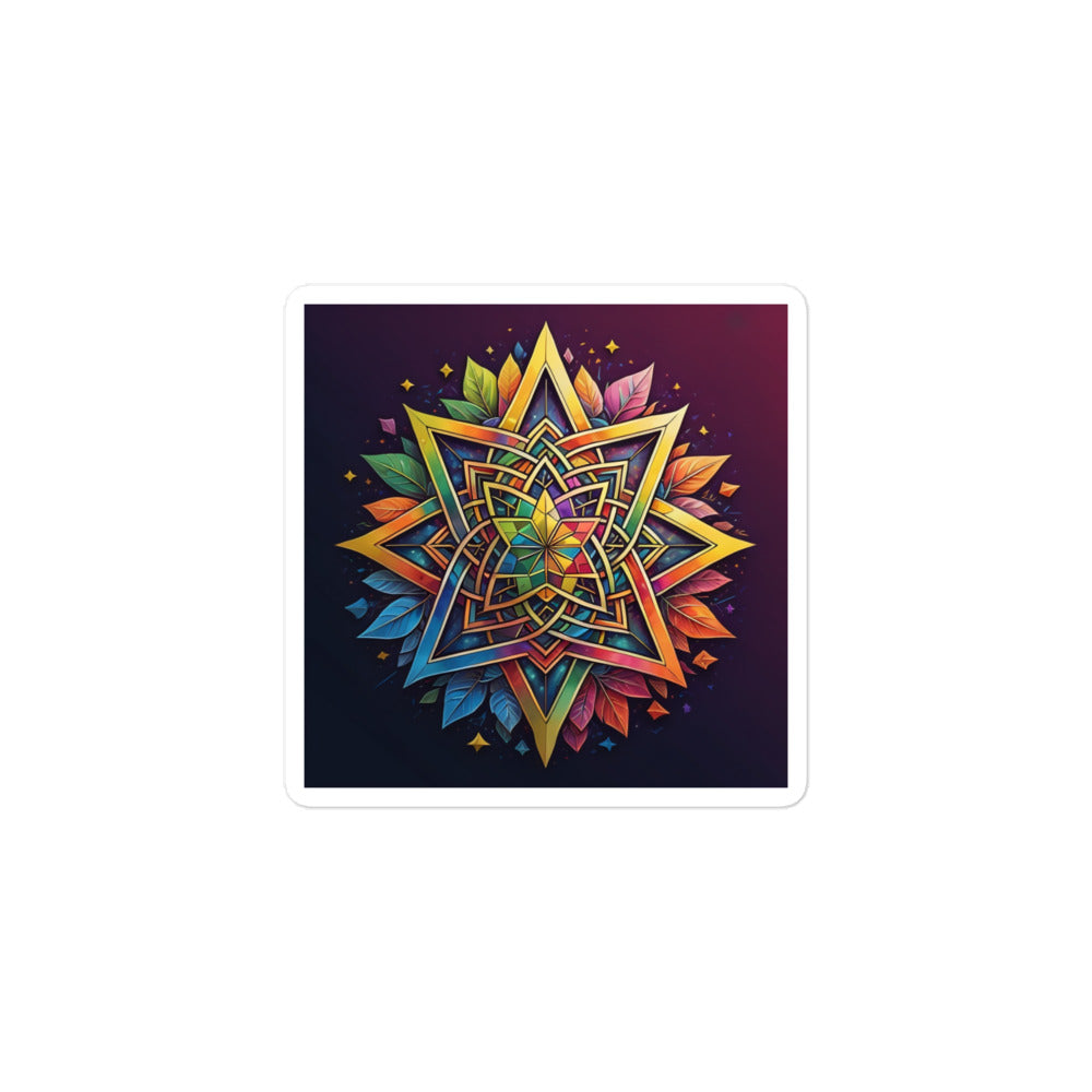 Vibrant Song | Star Of David | Kiss Cut Sticker Jouparty