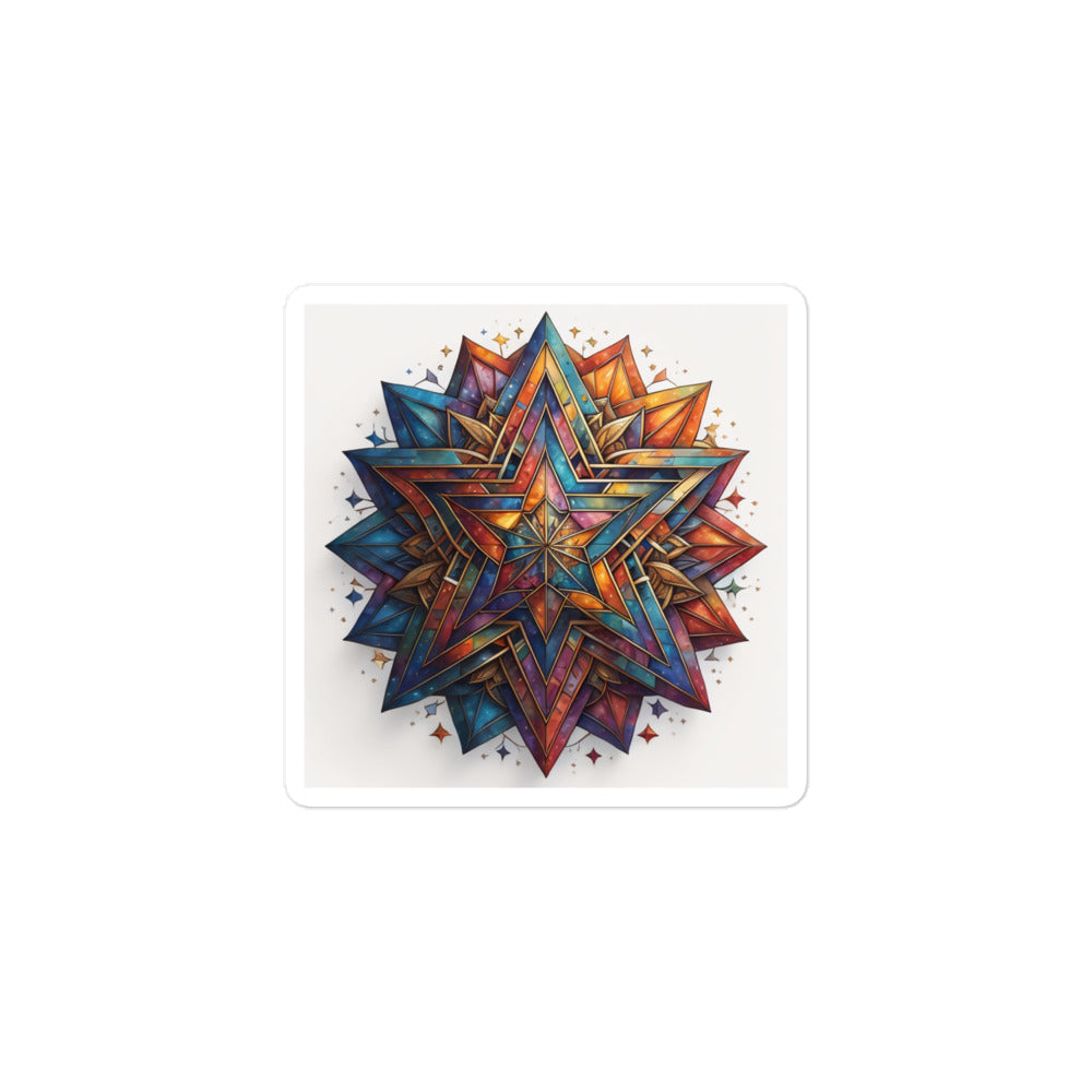 Vibrant Song | Star Of David | Kiss Cut Sticker Jouparty