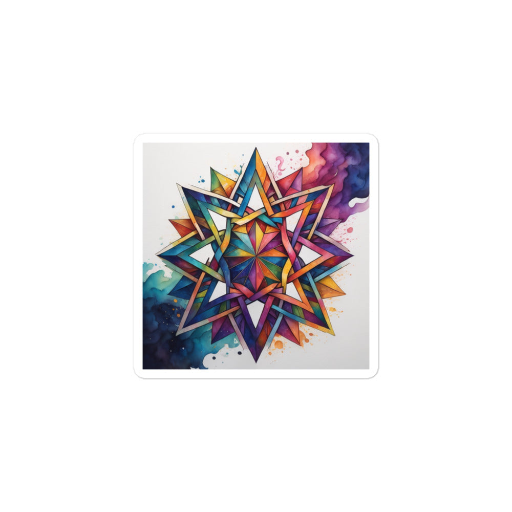 Vibrant Song | Star Of David | Kiss Cut Sticker Jouparty