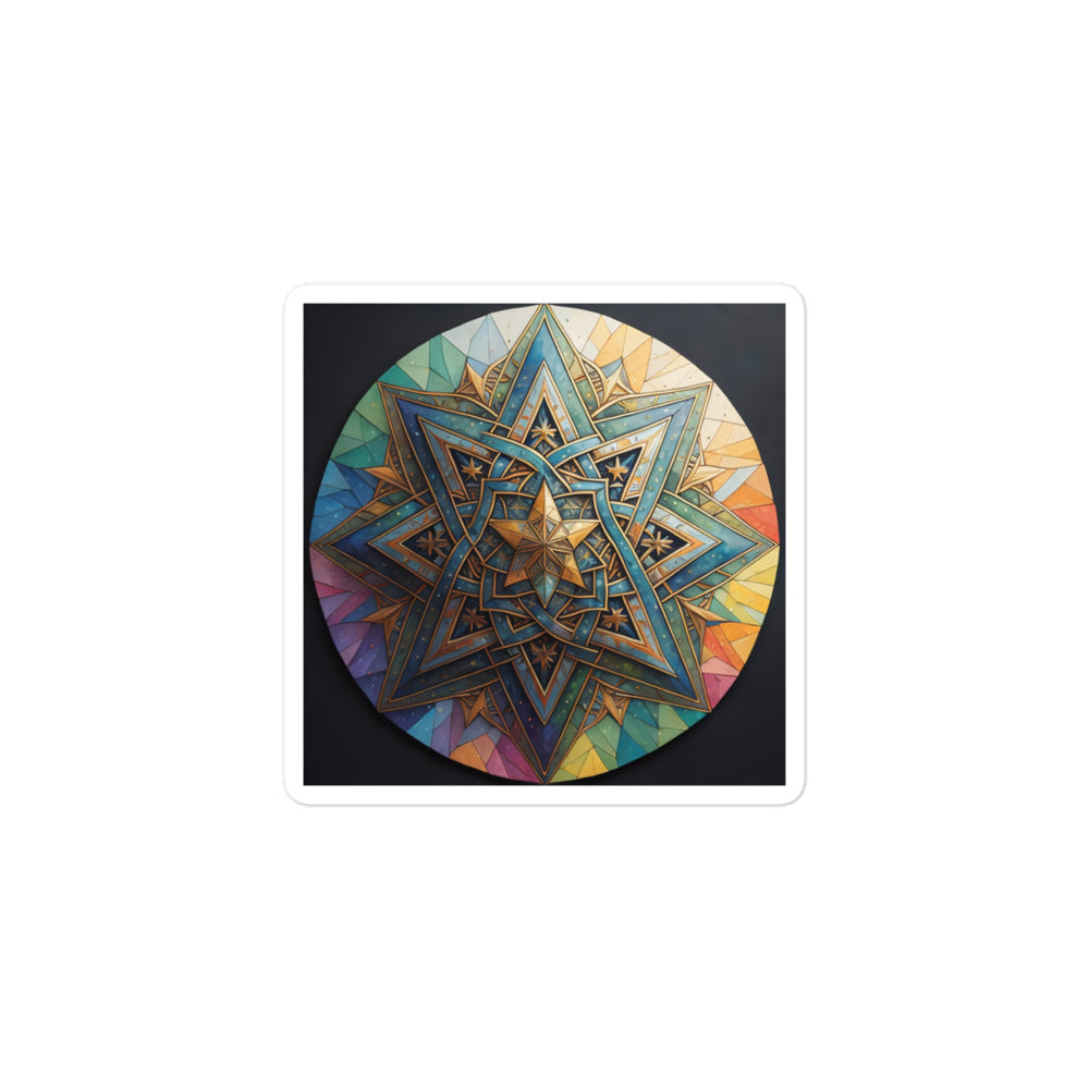 Vibrant Song | Star Of David | Kiss Cut Sticker Jouparty