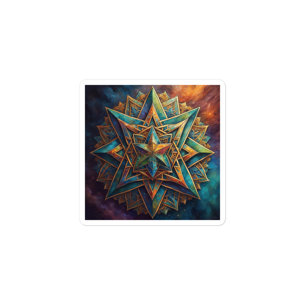 Vibrant Song | Star Of David | Kiss Cut Sticker Jouparty
