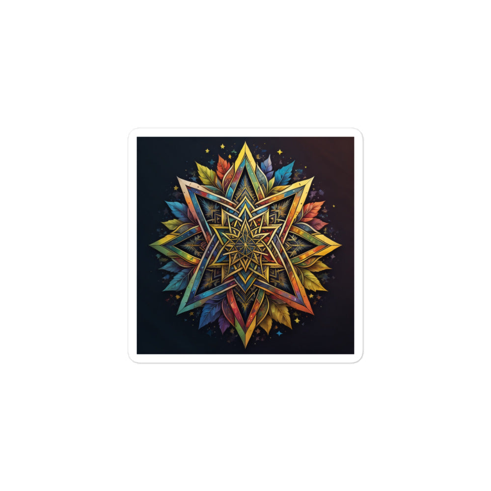 Vibrant Song | Star Of David | Kiss Cut Sticker Jouparty