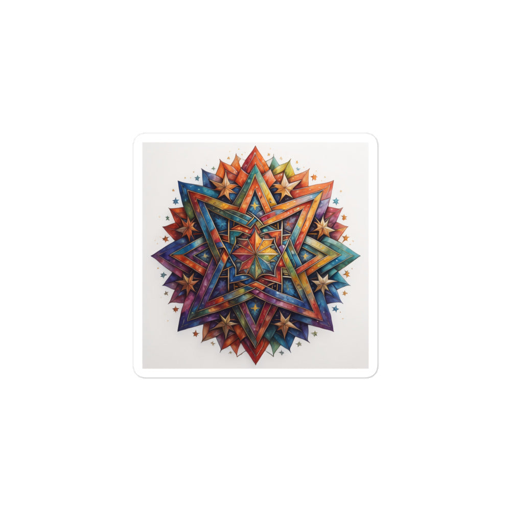 Vibrant Song | Star Of David | Kiss Cut Sticker Jouparty