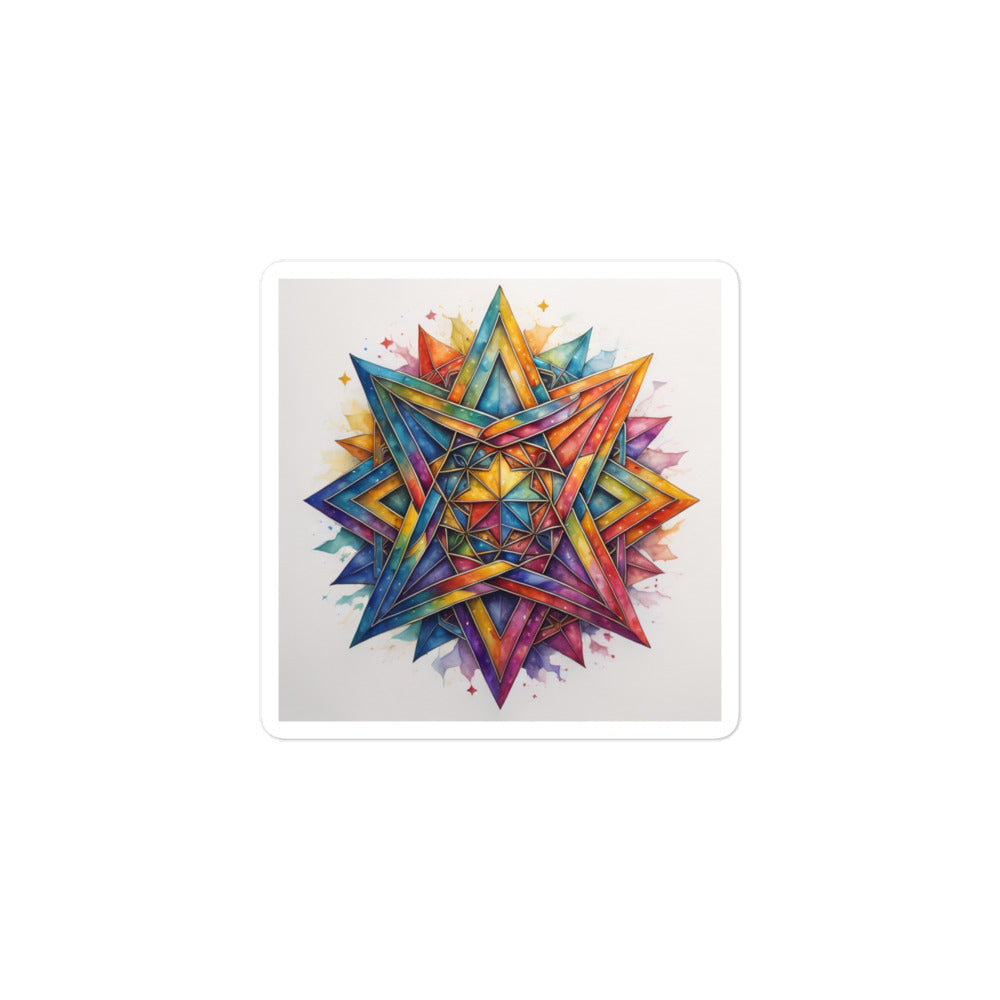 Vibrant Song | Star Of David | Kiss Cut Sticker Jouparty