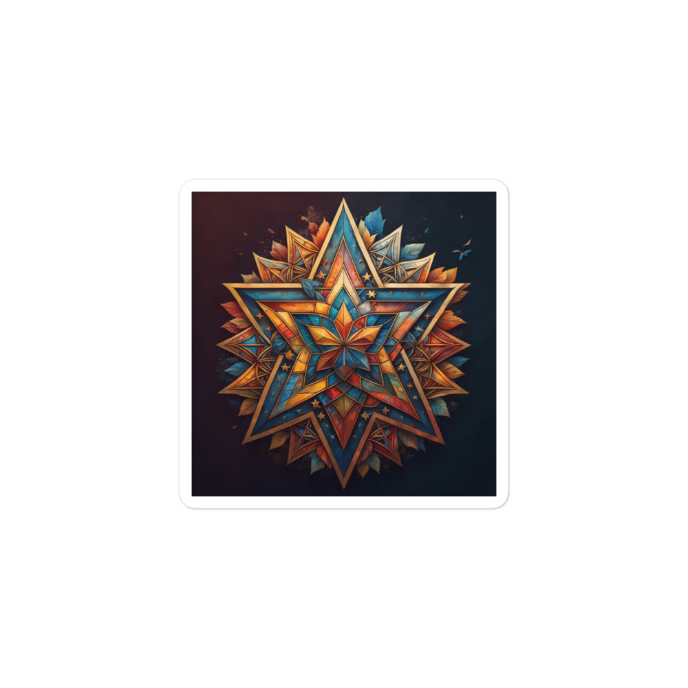 Vibrant Song | Star Of David | Kiss Cut Sticker Jouparty