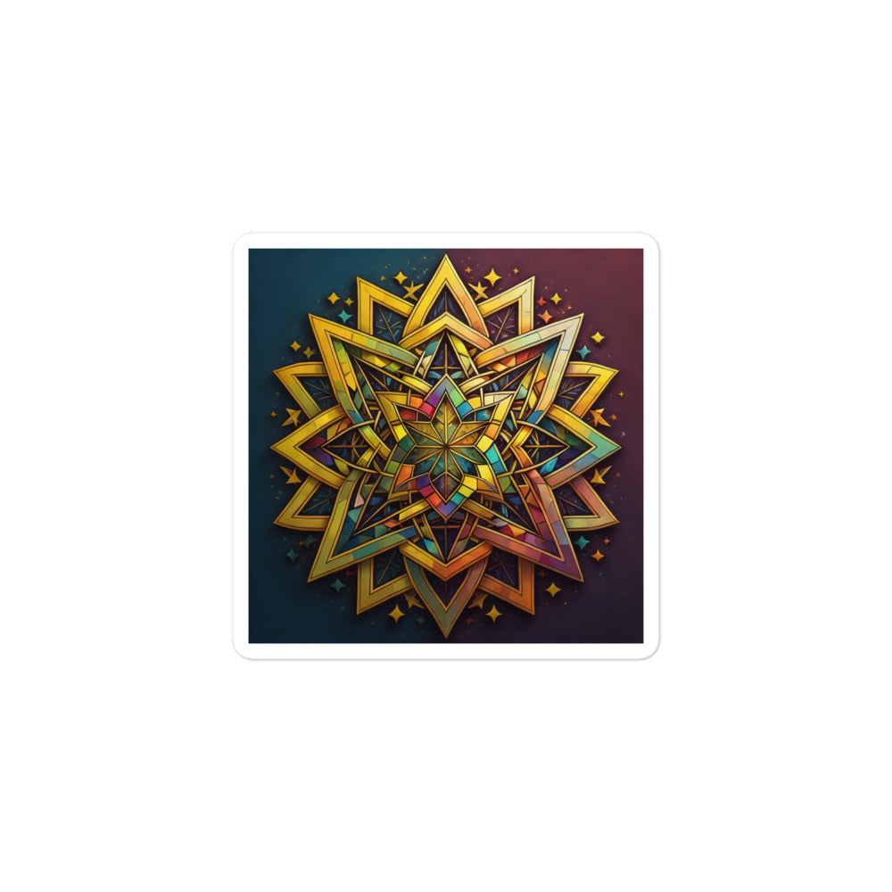 Vibrant Song | Star Of David | Kiss Cut Sticker Jouparty