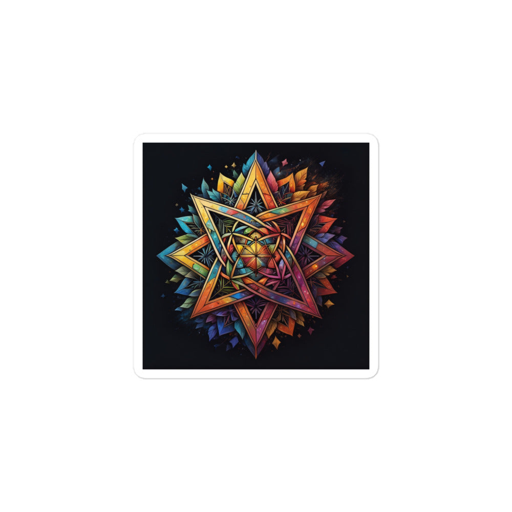 Vibrant Song | Star Of David | Kiss Cut Sticker Jouparty